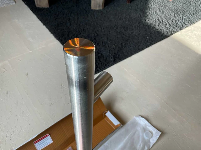 Deurgreep t-model 700mm in roestvrijstaal - afbeelding 7 van  8