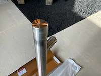 Deurgreep t-model 700mm in roestvrijstaal - afbeelding 7 van  8