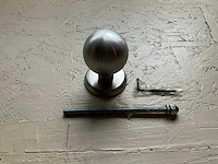 Deurknop in rvs - afbeelding 3 van  5