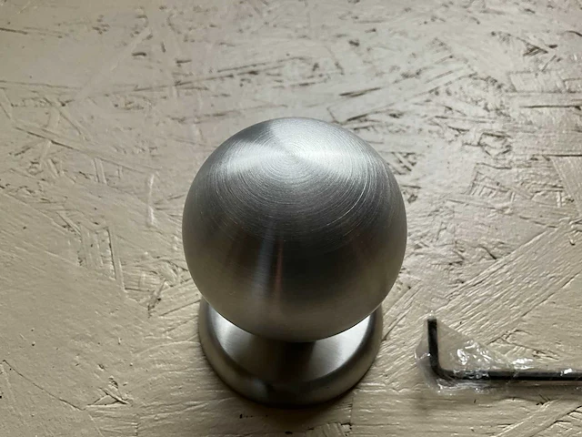 Deurknop in rvs - afbeelding 4 van  5