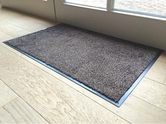 Deurmat - droogloopmat - eco-dry - 60 x 90 cm. - bruin - afbeelding 1 van  4