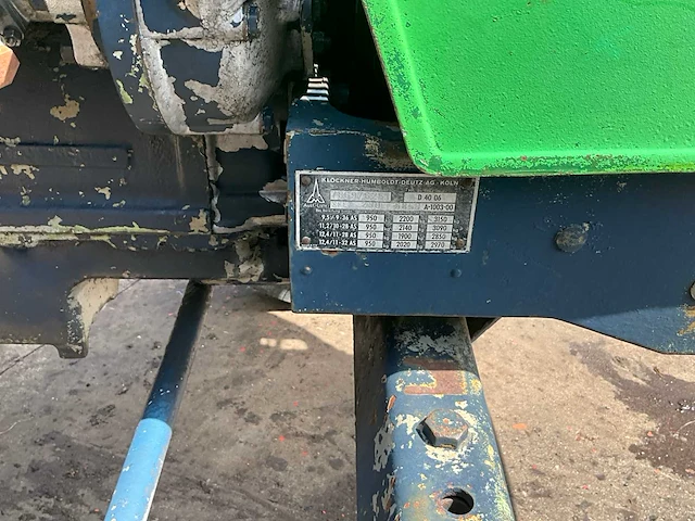 Deutz d4006 oldtimer tractor - afbeelding 2 van  19