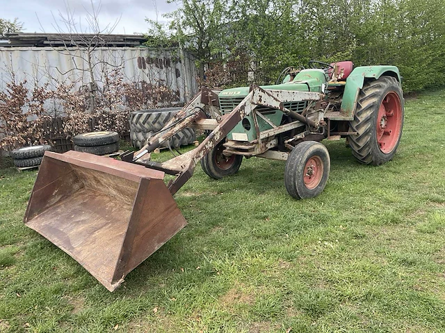 Deutz d6006 oldtimer tractor - afbeelding 1 van  9