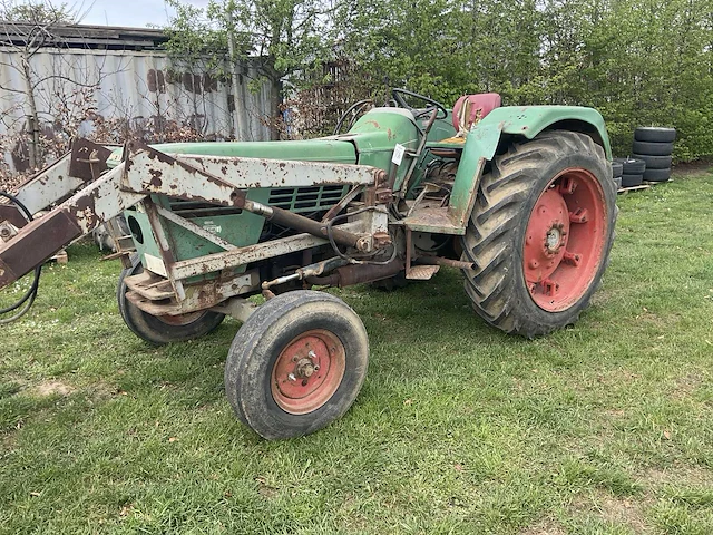 Deutz d6006 oldtimer tractor - afbeelding 2 van  9
