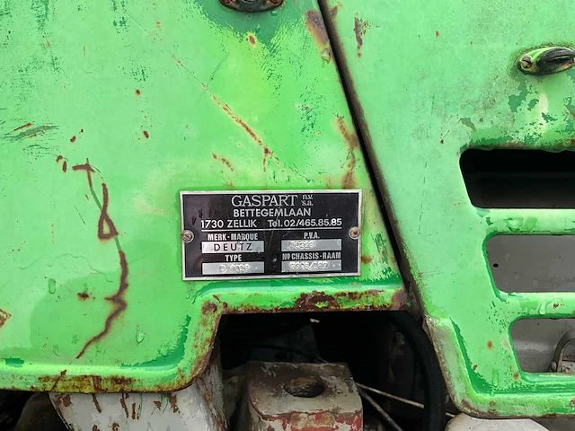 Deutz d6006 oldtimer tractor - afbeelding 14 van  28