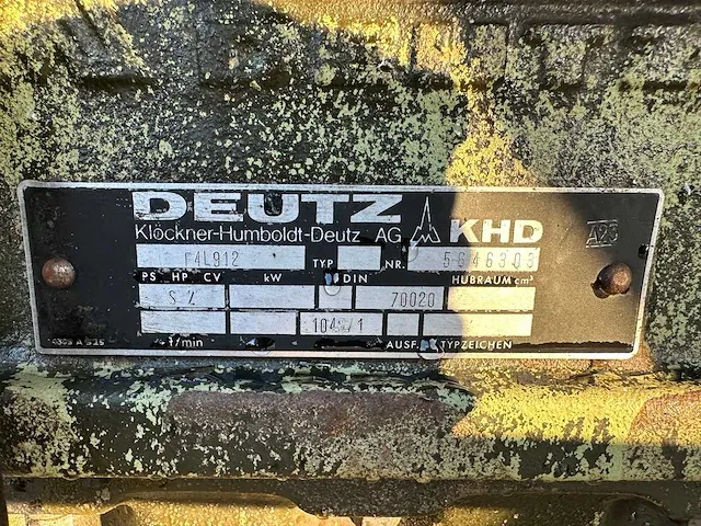 Deutz fahr - 6206 - oldtimer tractor - afbeelding 5 van  26