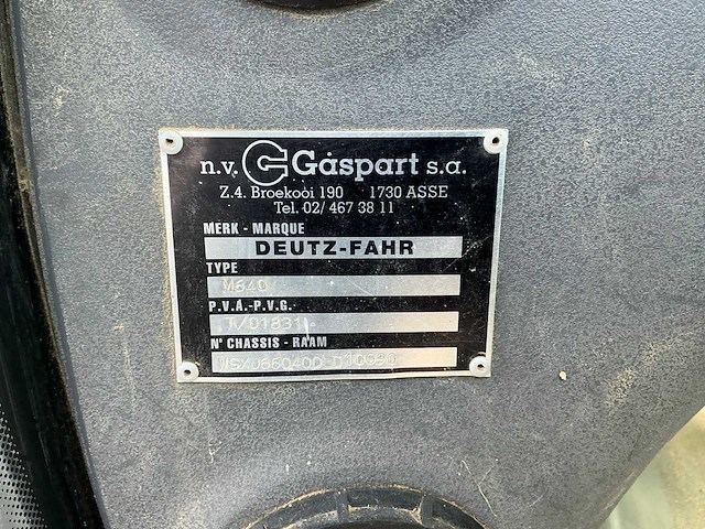 Deutz-fahr agrotron m640 tractor - afbeelding 10 van  12
