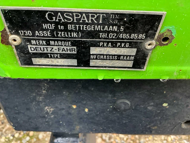 Deutz-fahr d5007 tractor - afbeelding 3 van  13