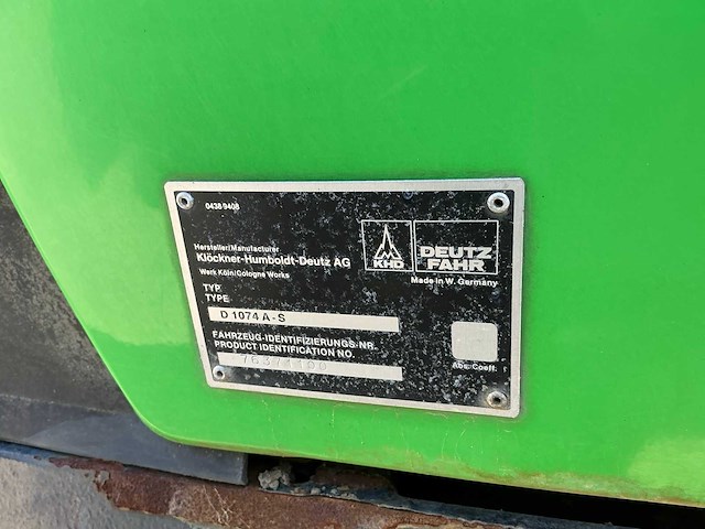 Deutz-fahr dx6.06 vierwielaangedreven landbouwtractor - afbeelding 11 van  21