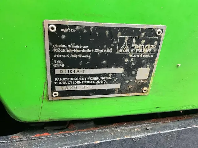 Deutz-fahr dx6.31se vierwielaangedreven landbouwtractor - afbeelding 27 van  27