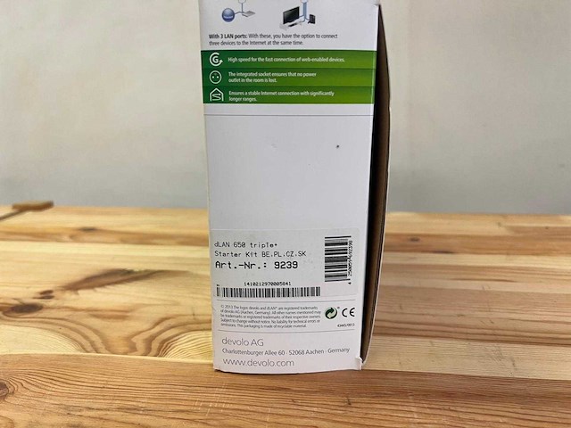 Devolo powerline starter kit 650 triple+ (netwerk via stopcontact) - afbeelding 5 van  8