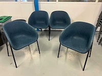 Devorm lj1 design stoelen (4x) - afbeelding 5 van  10