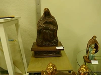 Devotica beeld in massief hout - afbeelding 1 van  3