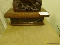 Devotica beeld in massief hout - afbeelding 3 van  3