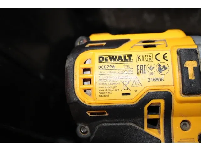 Dewalt 2x vijsmachine - afbeelding 3 van  5
