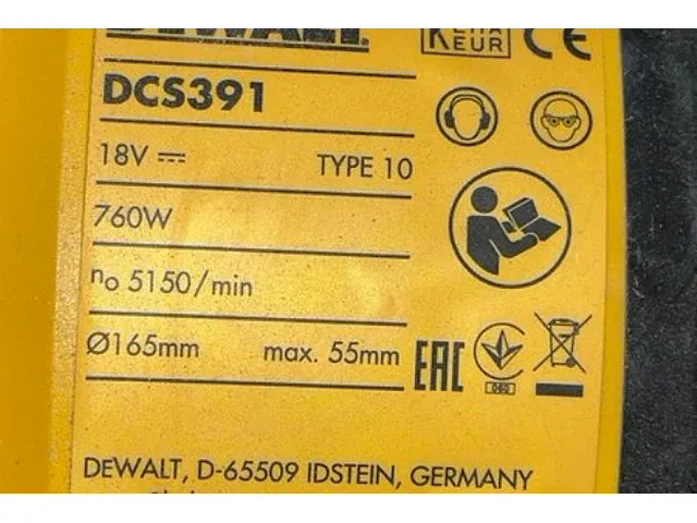 Dewalt accu cirkelzaag 18v - afbeelding 2 van  6
