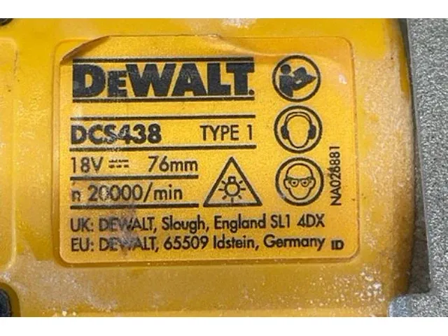 Dewalt accu cirkelzaag - afbeelding 8 van  10