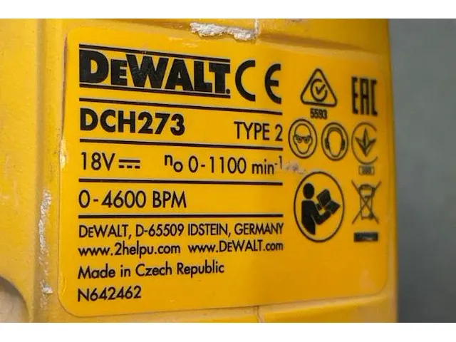 Dewalt accu klop/boormachine - afbeelding 4 van  10