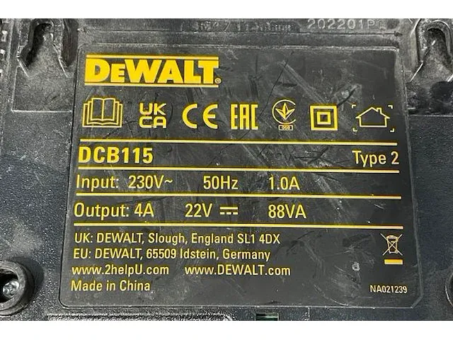 Dewalt accu klop/boormachine - afbeelding 9 van  10