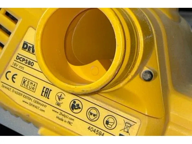 Dewalt accu schaafmachine - afbeelding 4 van  9
