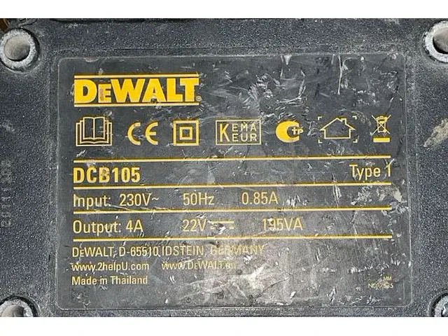 Dewalt accu schaafmachine - afbeelding 8 van  9