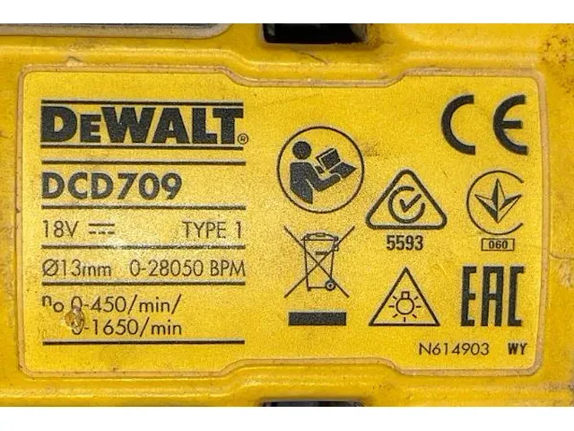 Dewalt accu schroefmachine - afbeelding 3 van  10