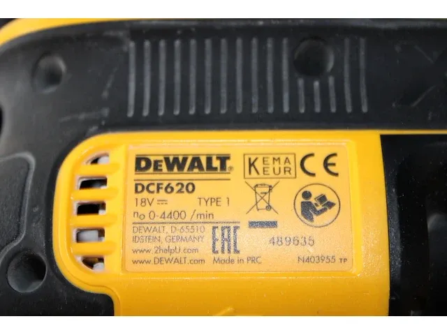 Dewalt bandschroefmachine - afbeelding 3 van  4