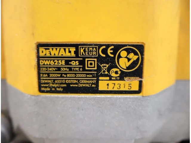 Dewalt bovenfrees - afbeelding 4 van  7