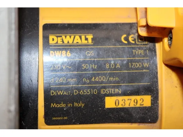 Dewalt cirkelzaag - afbeelding 3 van  3