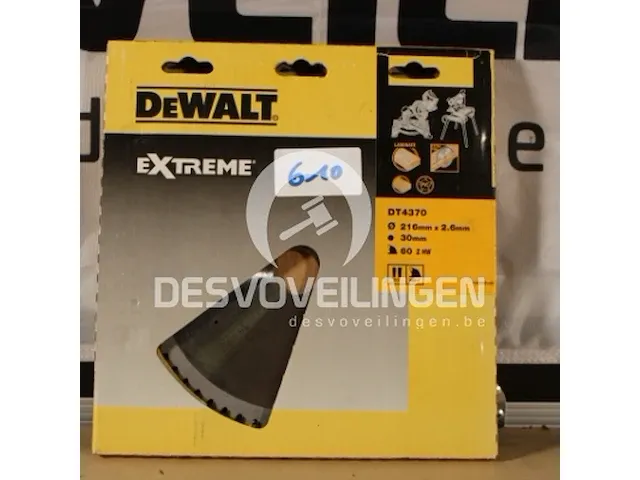 Dewalt czb 216x30x60t, trapezium - afbeelding 1 van  1