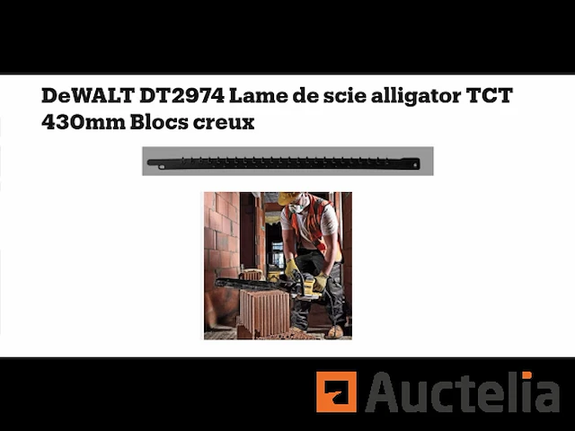 Dewalt dt2974 baksteen zaagblad - afbeelding 1 van  1