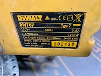 Dewalt dw707 afkortcirkelzaagmachine - afbeelding 6 van  6