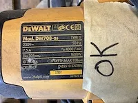 Dewalt dw708-qs afkortzaag telescoop 305mm - afbeelding 7 van  7