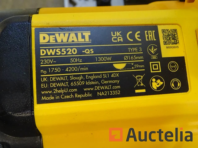 Dewalt dws520 qs invalzaag - afbeelding 6 van  11