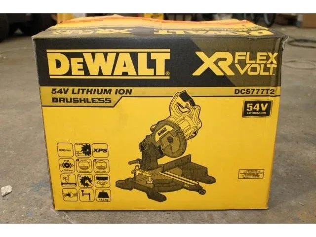 Dewalt flexvolt afkort-/verstekzaag - afbeelding 2 van  7