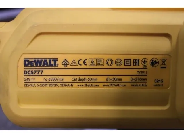 Dewalt flexvolt afkort-/verstekzaag - afbeelding 7 van  7