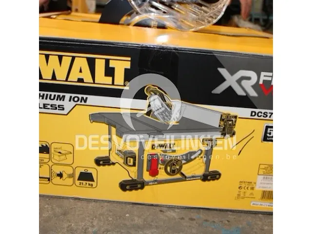 Dewalt flexvolt tafelzaag - afbeelding 5 van  9