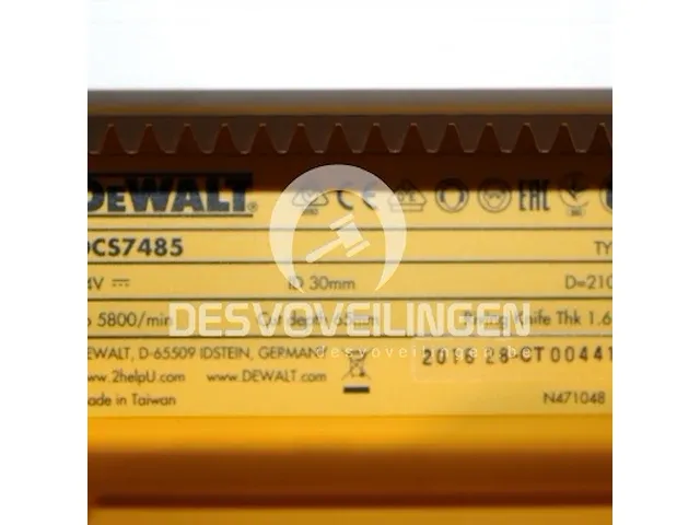 Dewalt flexvolt tafelzaag - afbeelding 8 van  9