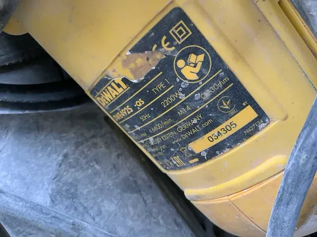 Dewalt haakse slijper (2x) - afbeelding 4 van  5