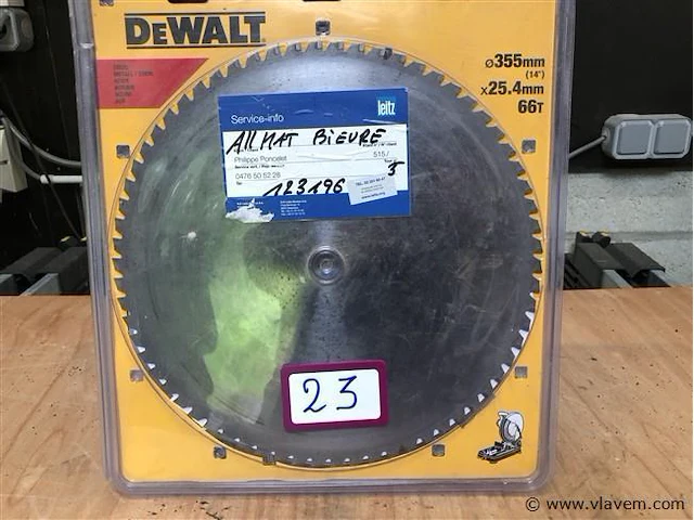 Dewalt metaalzaag dw 872 - afbeelding 7 van  7