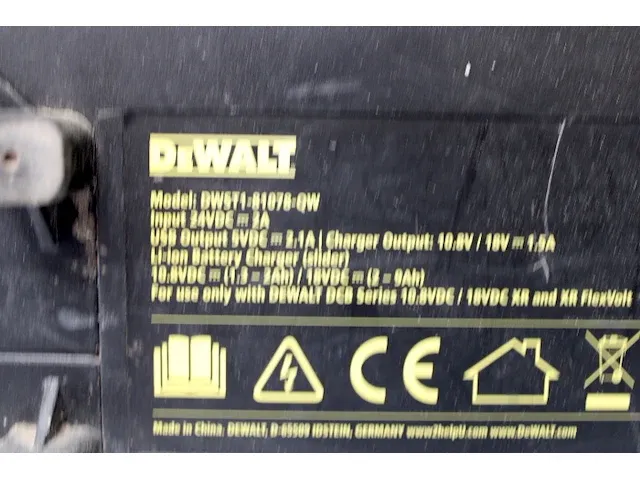 Dewalt werfradio/lader - afbeelding 5 van  5