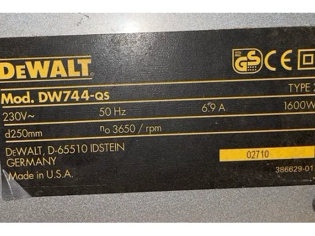 Dewalt zaagmachine - afbeelding 4 van  4