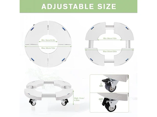 Dewel plantenrol ø 30-50cm - afbeelding 2 van  3