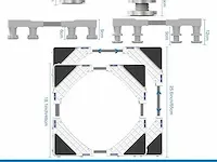 Dewel wasmachinebasisframe - afbeelding 3 van  3