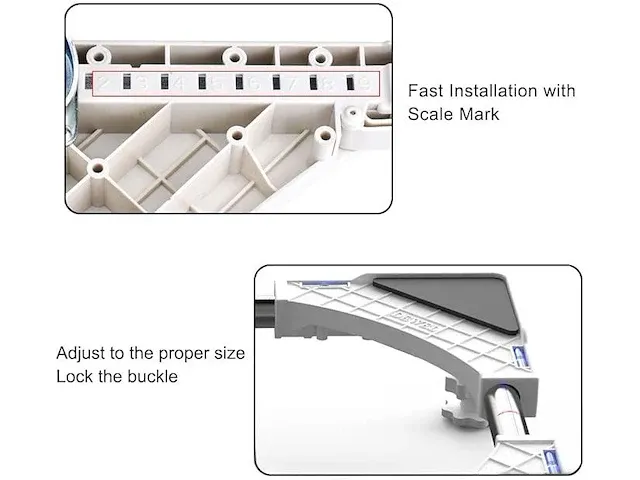 Dewel wasmachinestandaard voor wasmachine en droger - afbeelding 3 van  3