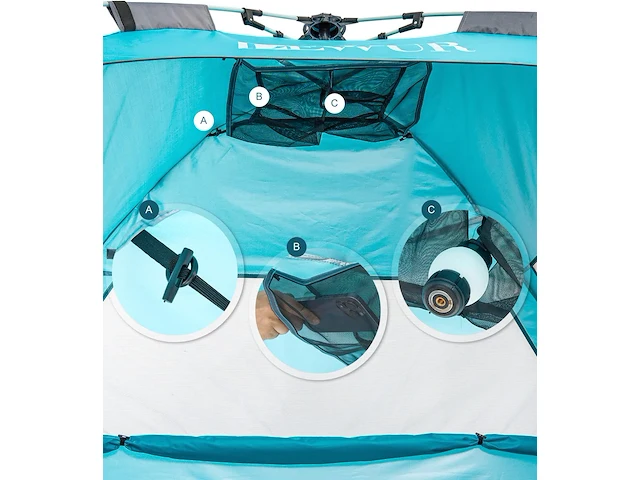 Dewur strandschelptent - afbeelding 4 van  5
