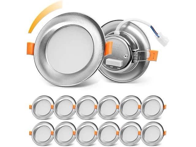 Dexnump led-inbouwspots set van 12 - afbeelding 1 van  3