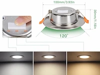 Dexnump led-inbouwspots set van 12 - afbeelding 3 van  3