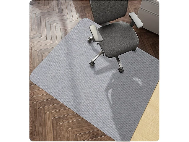 Dfionc bureaustoelmat, 90 x 140 cm grijs - afbeelding 1 van  2