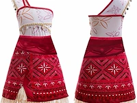 Dgmyfy vaiana prinsessenjurk (maat 140) - afbeelding 3 van  4